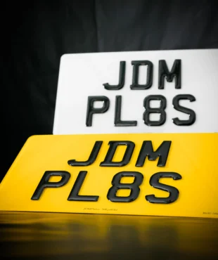 3D Gel Number Plate Import Size