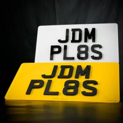 4D 3mm Number Plate Import Size | JDM Plates | 28th June 2024
