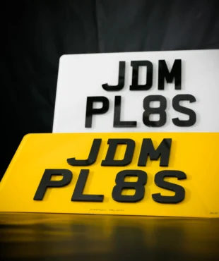 4D 3mm Number Plate Import Size scaled | JDM Plates | 11th February 2025