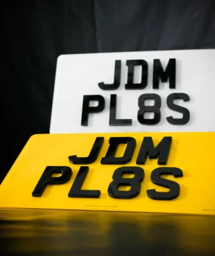 4D 5mm Number Plate Import Size scaled | JDM Plates | 14th March 2025