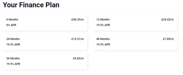 Finance Terms at JDM Plates