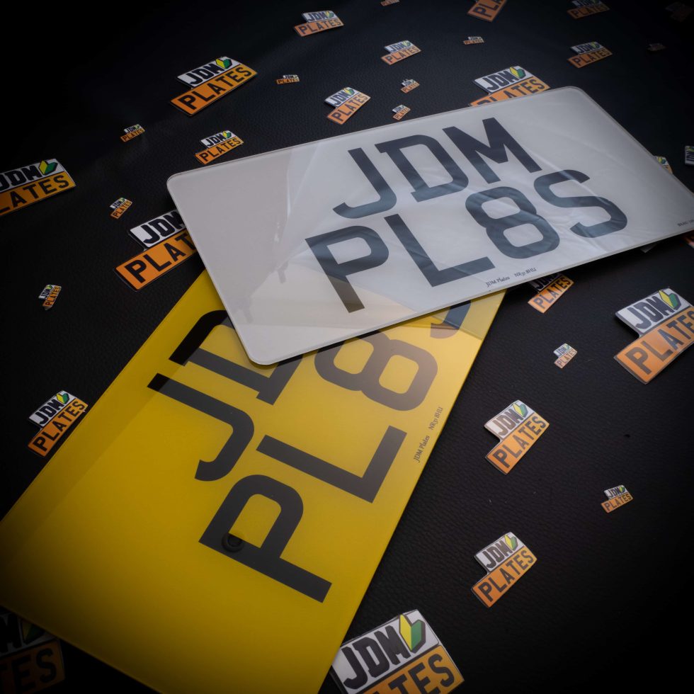 Import Printed Plates JDM Plates Bespoke Printed Number Plates!